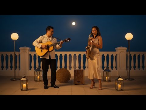 Гитара и саксофон в окне времени, песня, струящаяся между ветерком и светом