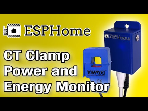 Build your own CT Clamp Power and Energy Monitor with ESPHome