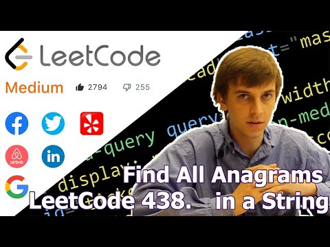 LeetCode 438. Find All Anagrams in a String (Algorithm Explained)