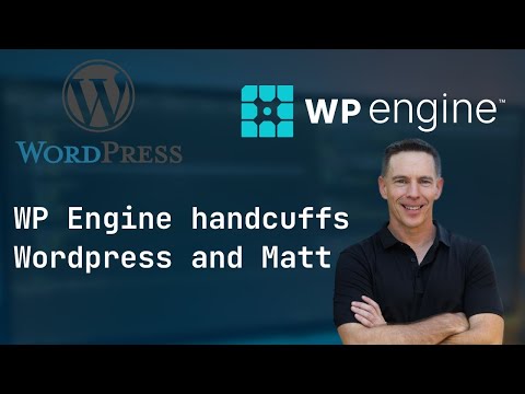 WP Engine handcuffs Wordpress and Matt Mullenweg