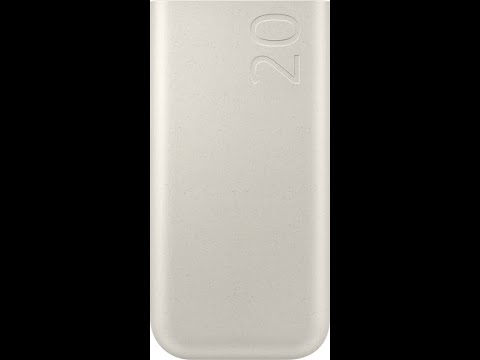 Розпаквання: УМБ Samsung Battery Pack 20000 mAh 45W Super Fast Charging 2.0 Beige (EB-P4520XUEGEU)