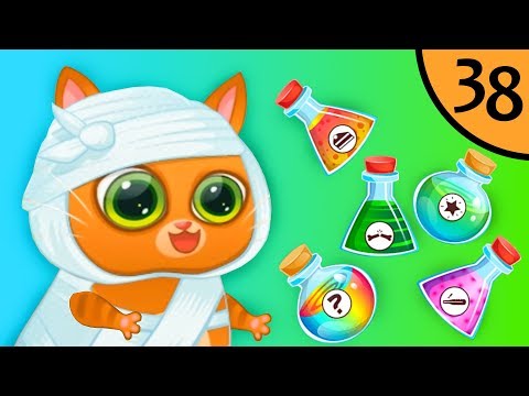 Суровый КОТИК БУБУ #38. Челлендж зелий и цветных коктейлей. Мультик ИГРА про котят на Игрули TV