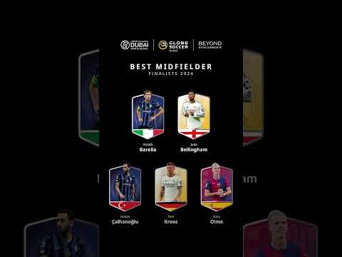 BEST MIDFIELDER finalists for the #GlobeSoccer Dubai Awards 2024 🏆