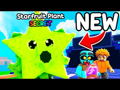 We Used the SIZE POTION to Grow TITANIC SECRET PLANTS in Plants vs Brainrots... (we got a titanic)