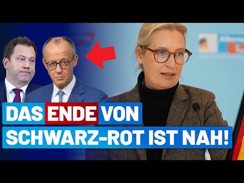 Diese Regierung wird schneller zerbrechen als die Ampel! PK von Alice Weidel - AfD-Fraktion