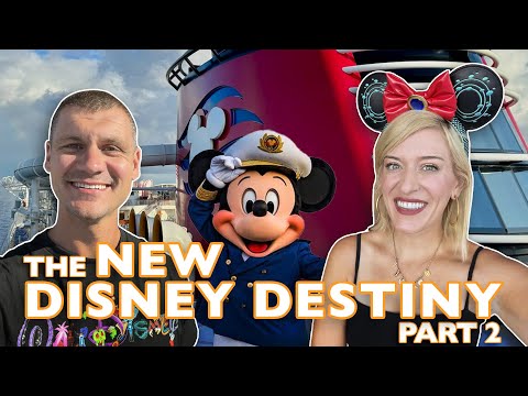 Our Sailing on Disney's NEWEST Cruise Ship! | Disney Destiny Part 2 Hercules, Marvel & Villains Bars