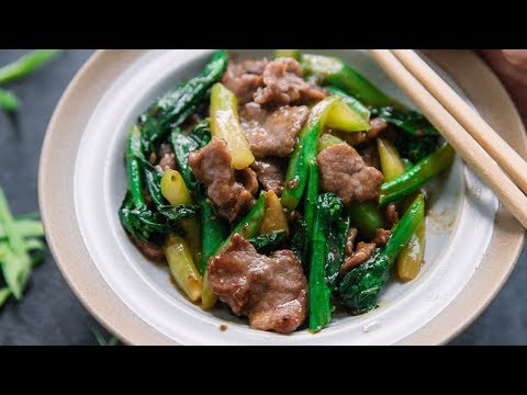 Oyster Beef with Chinese Broccoli