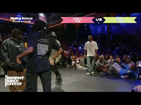 Spider LX & Evion vs Bouboo & Rochka JUDGE BATTLE Hiphop Forever | Summer Dance Forever 2025