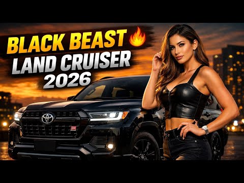 2026 Toyota Land Cruiser GR Sport Black Edition | Luxury SUV Interior, Engine & Boot