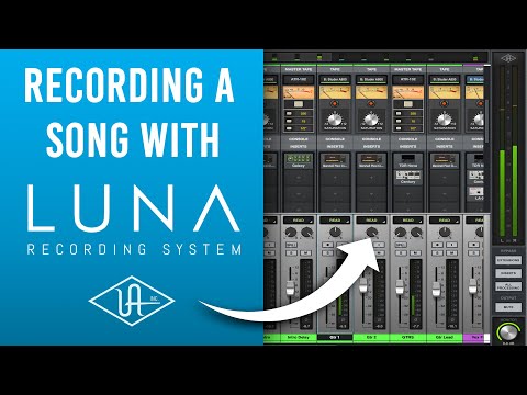How to RECORD a SONG in LUNA for Beginners! Step-By-Step
