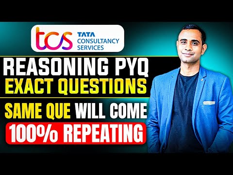 TCS NQT 2025 | Reasoning PYQ Exact Questions | 100% Repeated in TCS 2025