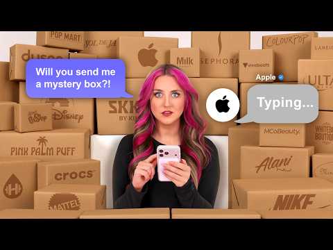 I Asked 100 Brands to Send me a MYSTERY BOX