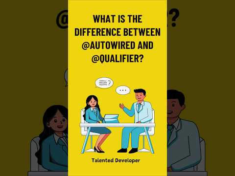 Autowired vs Qualifier in Spring Boot? | Java Interview Question | Java Shorts #TDshorts 13