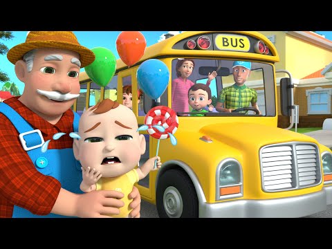 Wheels On The Bus | Cry Baby😿 +More Lalafun Nursery Rhymes & Kids Songs
