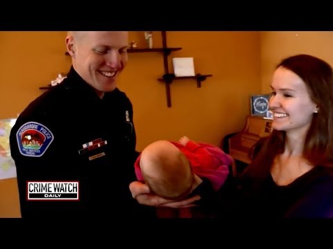 Officer adopts addicted stranger’s baby into family