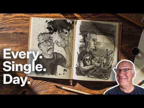 What Happens When You Draw Every Day Without Quitting