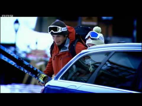 Audi RS6 vs Skiers French Alps Race | Top Gear
