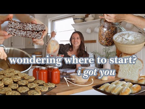 12 Beginner Staple Recipes Every Homemaker Should Know (so you can save $$ on your grocery bill)