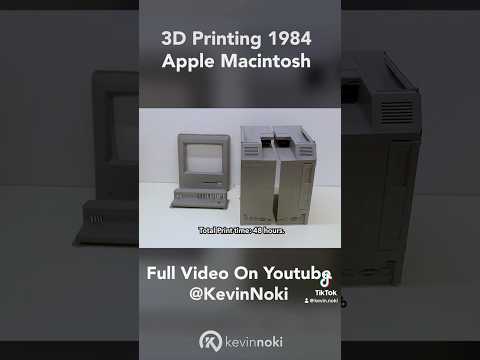 3D Printed 1980s Macintosh
