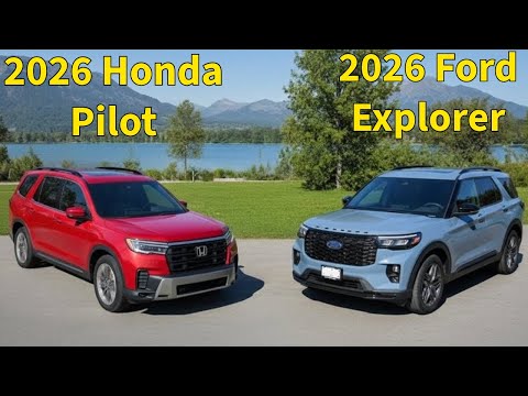 Honda Pilot 2026 vs Ford Explorer 2026 - Best 3-Row SUV Comparison for Families