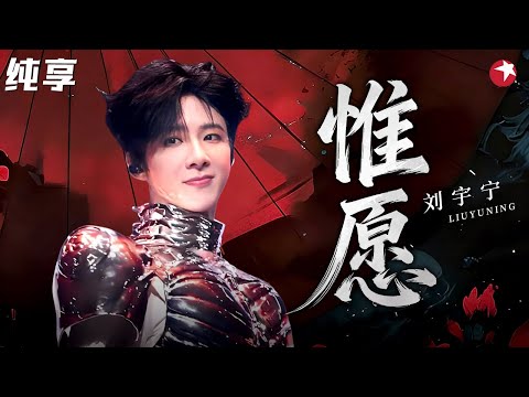 不愧是ost专业户，刘宇宁现场唱《惟愿》，开口自带江湖直接梦回燕子京！#刘宇宁 #明星演唱会 clip