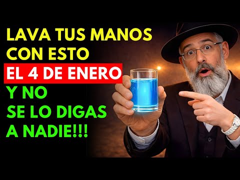 LAVA Tus Manos con Esta AGUA y Atrae MUCHO Dinero | Sabiduría Judía