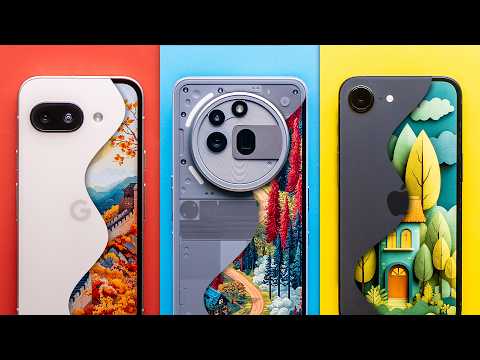 Pixel 9a vs Nothing 3a Pro vs iPhone 16e!