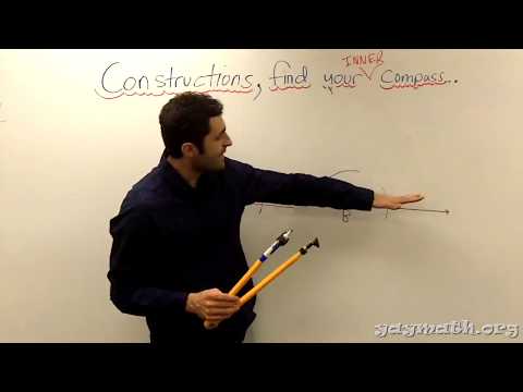 Geometry – Constructions using the compass