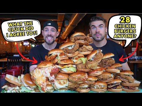 "THE CRAZIEST 25LB FRIED CHICKEN SANDWICH CHALLENGE YOU’LL EVER SEE!" | ft. @Joel Hansen | SCOTT EATS