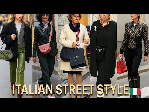 CHIC STREETS OF MILAN 🍂 TRENDY LUXURY OUTFITS LOOKS | ITALY AUTUMN FASHION INSPIRATION