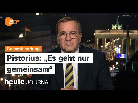 heute journal vom 14.12.2025 Pistorius, Terroranschlag in Sydney, Taiwans "Museumbrary"