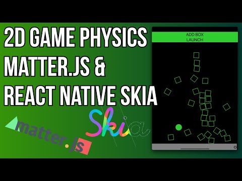 2D Game Physics with Matter.js, React Native Skia and Expo