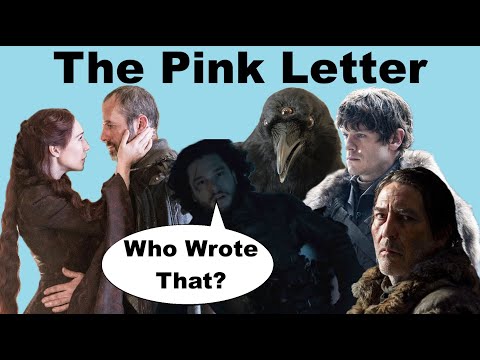 Who Wrote The Pink Letter And Why (I Think I Finally Get It)