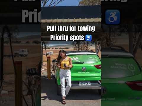 AEVA Best EV Charger: Renewable powered with pull through spots