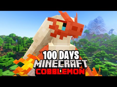 I Spent 100 DAYS in the UPDATED POKEMON Minecraft Mod Against my Rival!! (Duos Cobblemon)