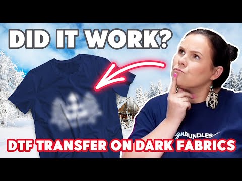 How to Sublimate on Dark Cotton T shirts 👕 DTF Direct to Film Sublimation Hack (100%)