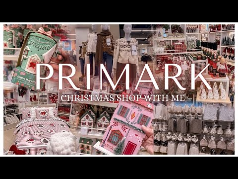 PRIMARK CHRISTMAS SHOP WITH ME 2025 | New In Festive Home, PJs, womenswear & Gifts!