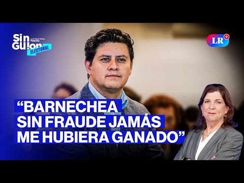 JULIO CHÁVEZ ACUSA DE FRAUDE A ALFREDO BARNECHEA | SIN GUION CON ROSA MARÍA PALACIOS