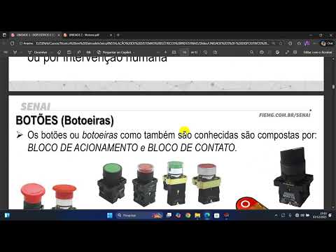 COMANDOS ELÉTRICOS E DESENHO TÉCNICO  - INTRODUÇÃO AOS COMPONENTES E MONTAGEM DE PARTIDA DIRETA P1