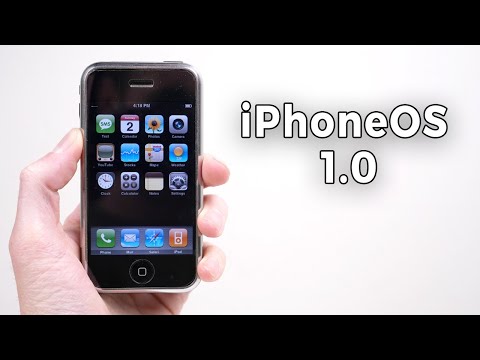 Installing IOS 1.0 On The First iPhone - Doesn't Have An App Store