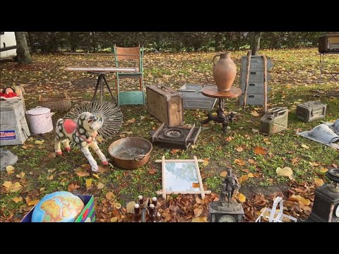 Flea Market & Home Decor: My Finds + A Very Special Sewing Project for the Home