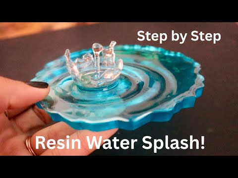 FREEZE TIME with This Incredible Water Splash Resin Technique