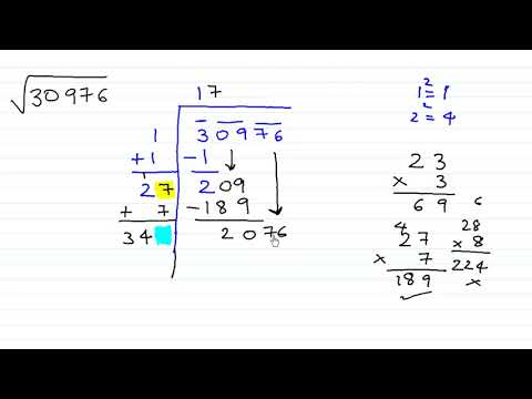 Finding Square root by division method