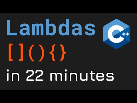 #108 Lambda functions (Functors) in C++ programming (Hindi)