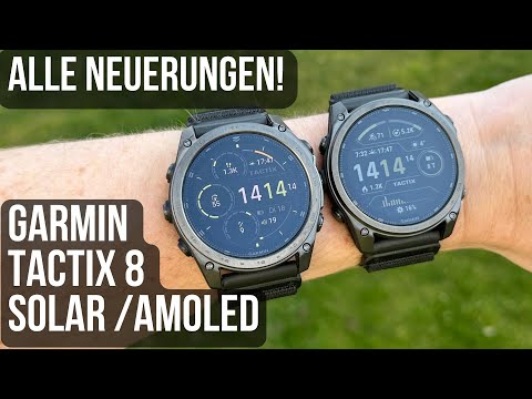 Garmin Tactix 8 AMOLED + Solar - Alle Neuerungen!