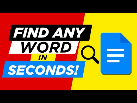 HOW TO FIND WORDS IN GOOGLE DOCS (Fast & Easy Search Tricks!)