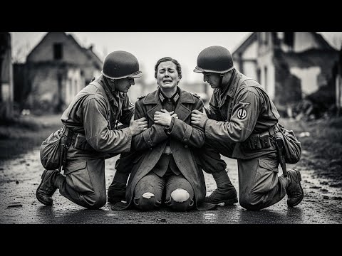 Die deutsche Frau zuckte vor Angst zusammen – der US-Soldat entdeckte die Wahrheit unter ihrem Kleid