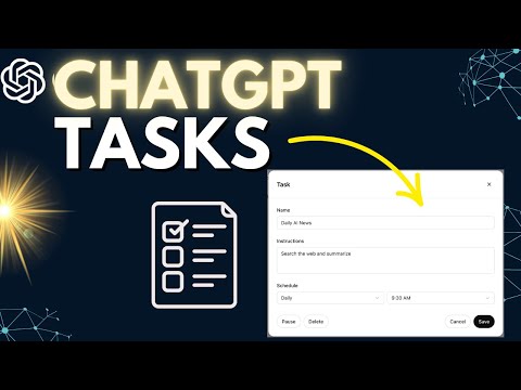 NEW ChatGPT Tasks: How to use it and limitations
