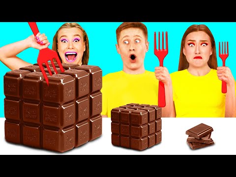 Big, Medium and Small Plate Challenge | Edible Battle