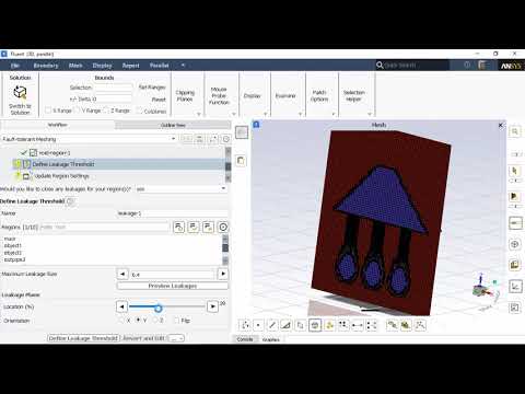 Fluent: Fault Tolerant Meshing Workflow